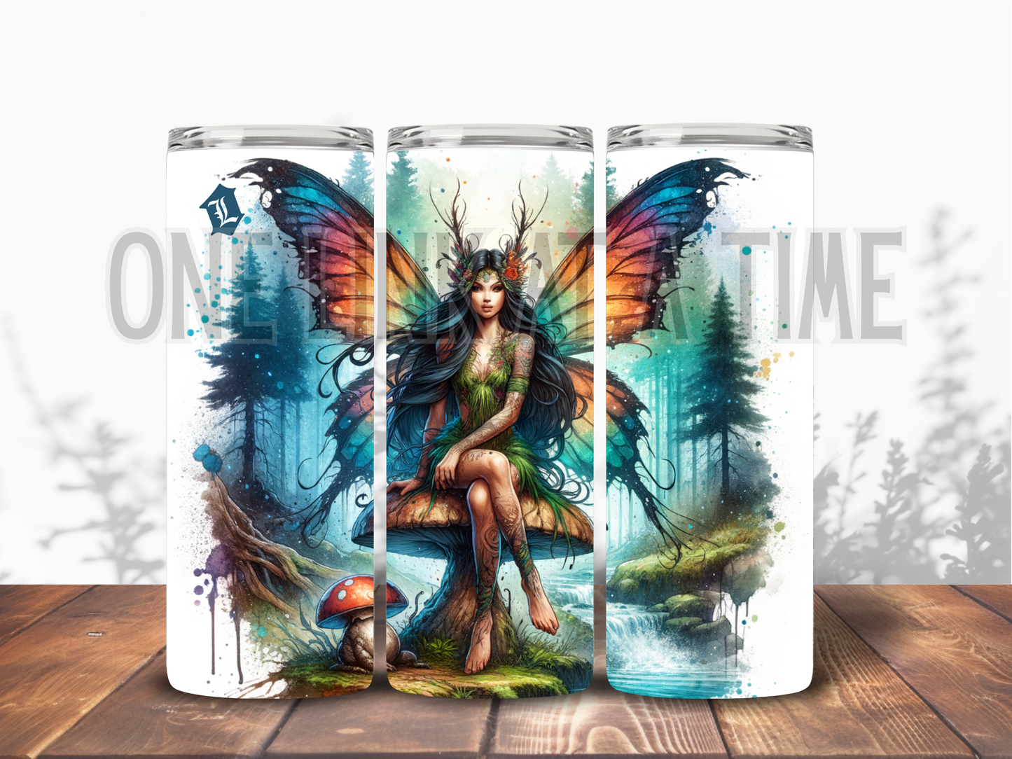 BUTTERFLY FOREST FAIRY BRANDED 20oz TUMBLER