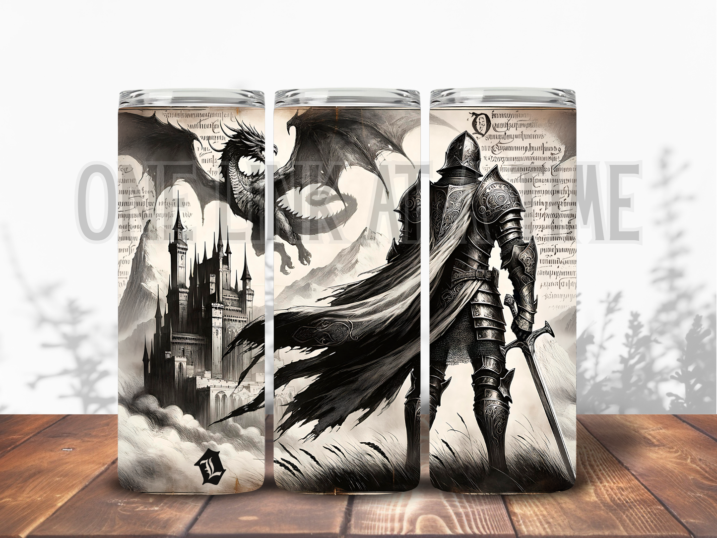 DRAGON KNIGHT BRANDED 20oz TUMBLER