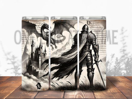 DRAGON KNIGHT BRANDED 20oz TUMBLER