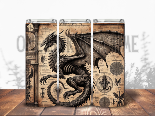 ANATOMY OF A DRAGON BRANDED 20oz TUMBLER
