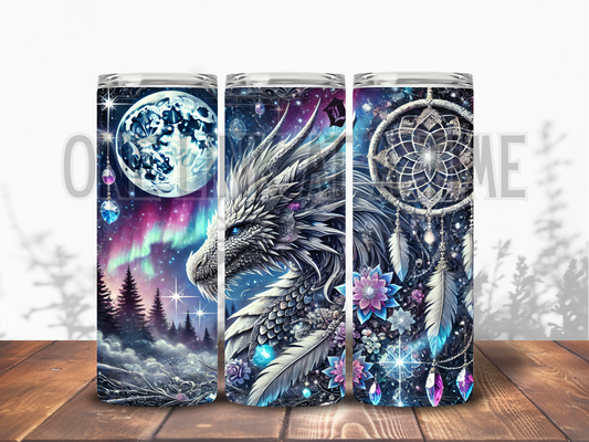 NORTHERN LIGHTS DREAMCATCHER DRAGON BRANDED 20oz TUMBLER