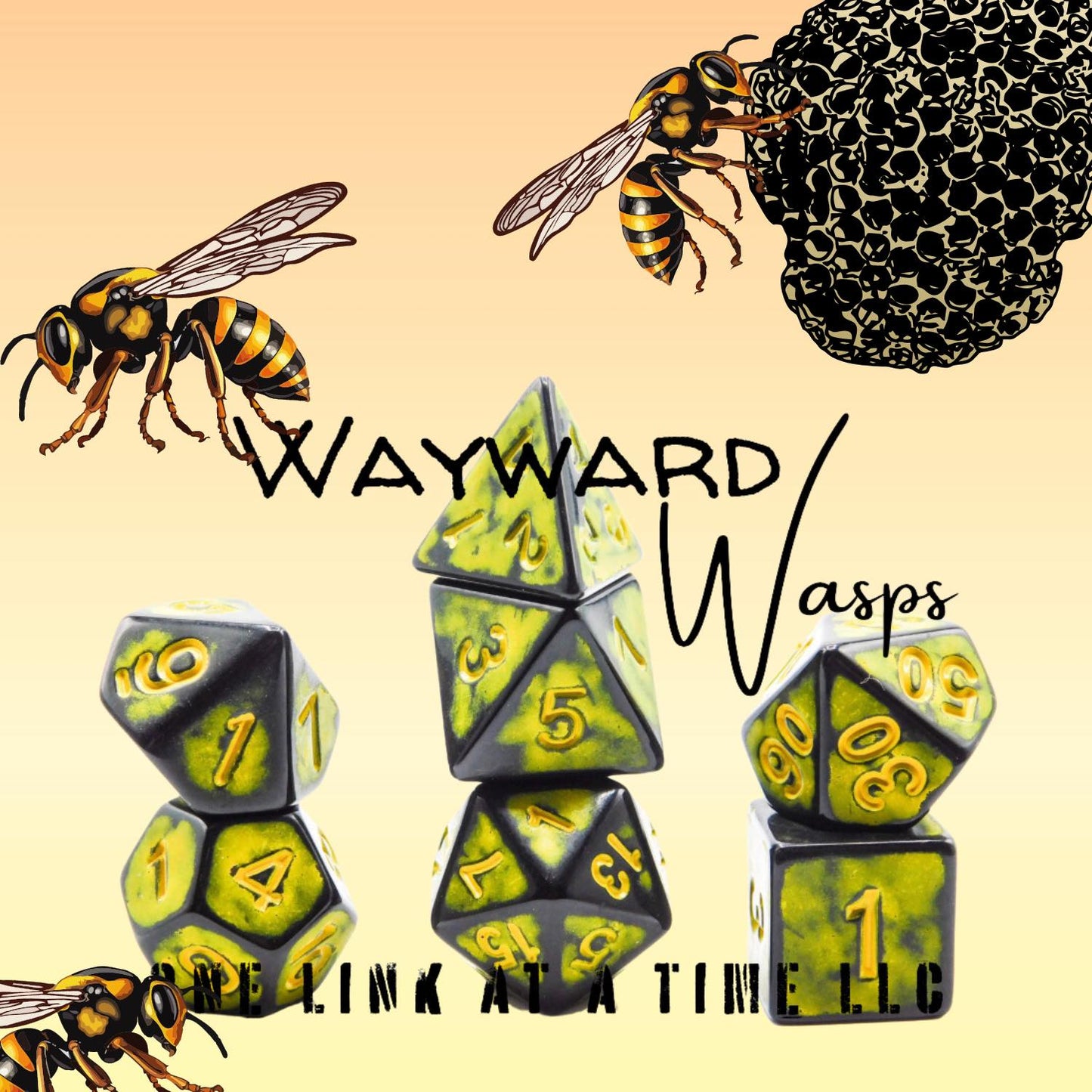 [WAYWARD WASPS] ACRYLIC DICE SET