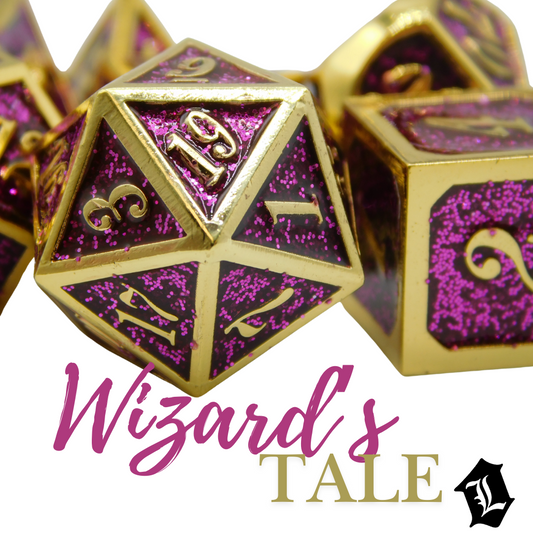 [WIZARD'S TALE] SOLID METAL DICE SET